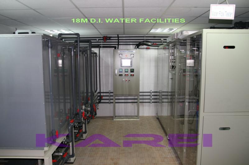 18 MOhm DI WATER SYSTEM
